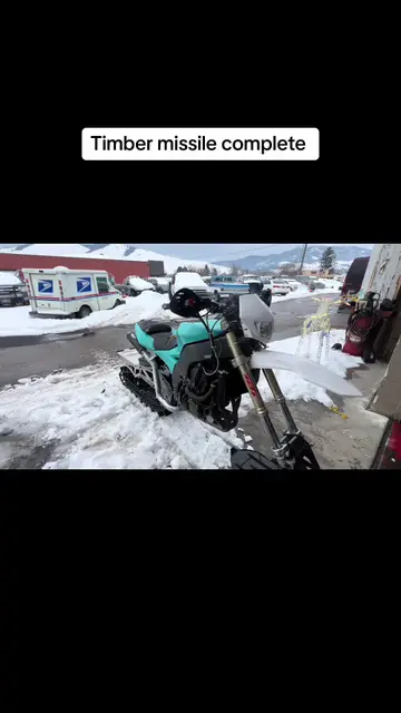 Video thumbnail: Timber missile complete: ZX-10R Timbersled snow bike