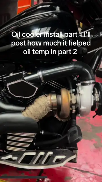 Video thumbnail: Oil cooler install on a turbocharged Harley-Davidson, part 1